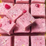 Raspberry Coconut Fudge | A sugar-free, vegan fudge recipe