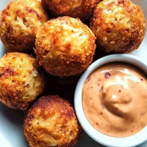 Reuben Balls with Spicy Thousand Island Dipping Sauce