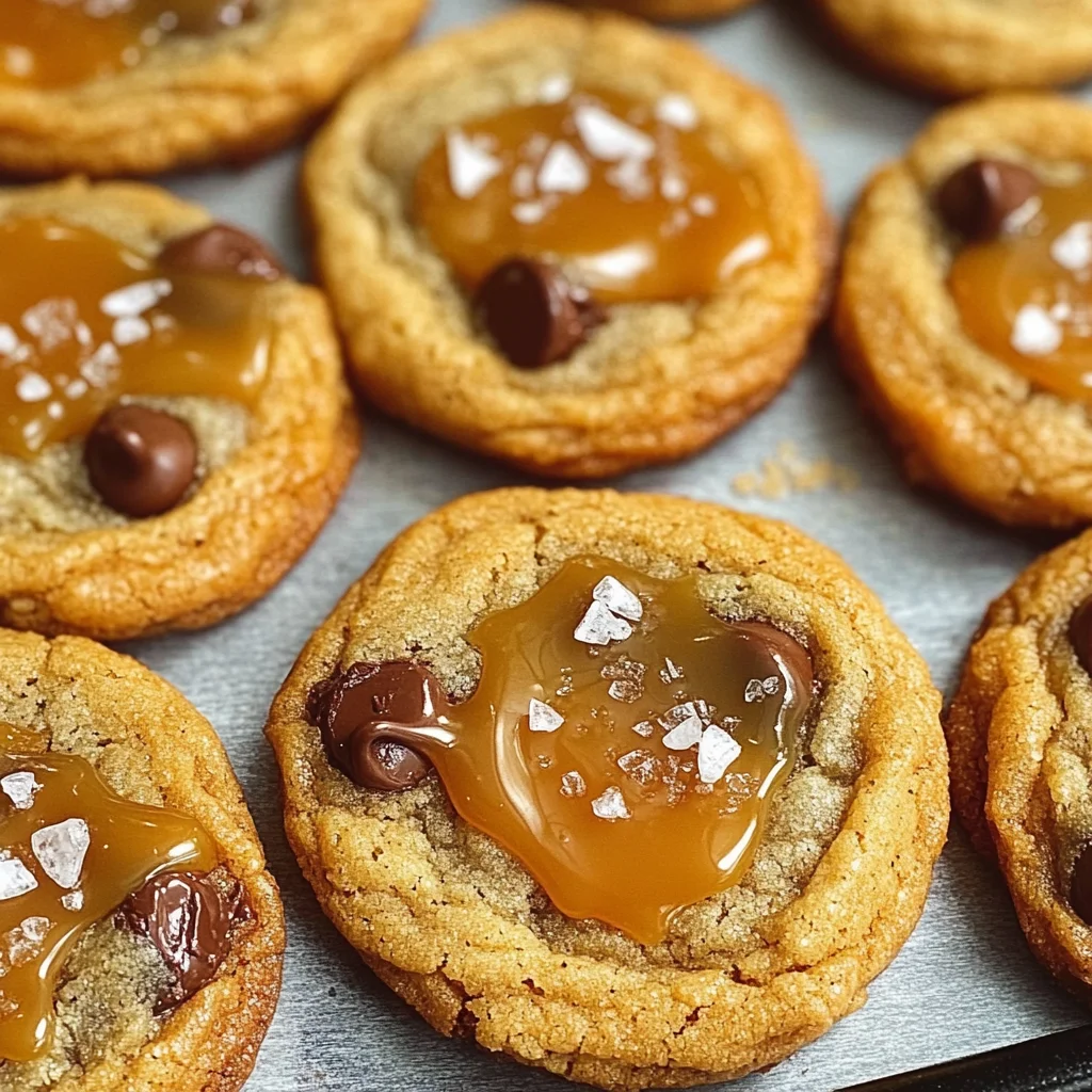 Salted Caramel Cookie Recipe