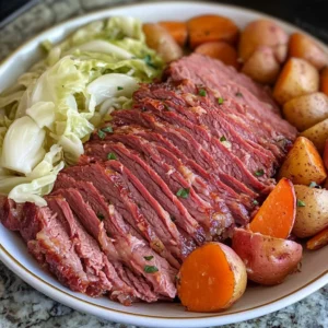 Slow Cooker Corned Beef and Cabbage