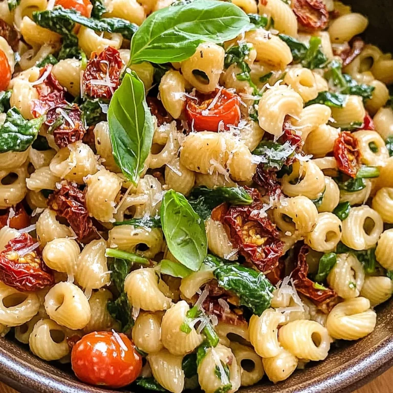 Sun Dried Tomato Pasta Salad