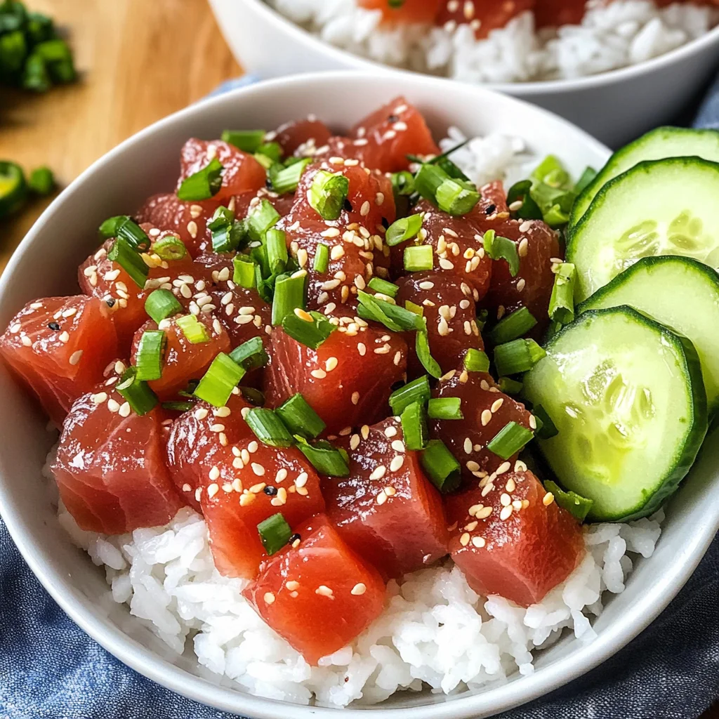 Ahi Tuna Poke Bowl