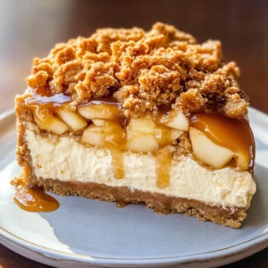 Apple Crisp Cheesecake Delight: A Delicious Fusion of Flavors