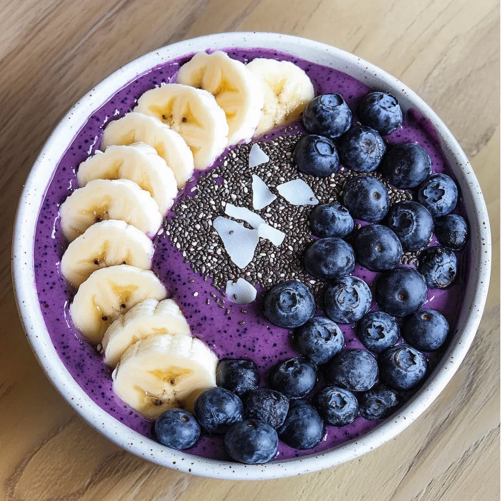 Blueberry Banana Smoothie Bowl
