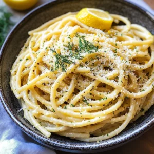 Browned Butter Lemon Dill Pasta