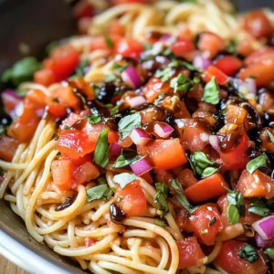 Bruschetta Pasta Salad