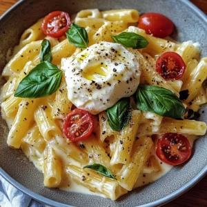Creamy Burrata Pasta