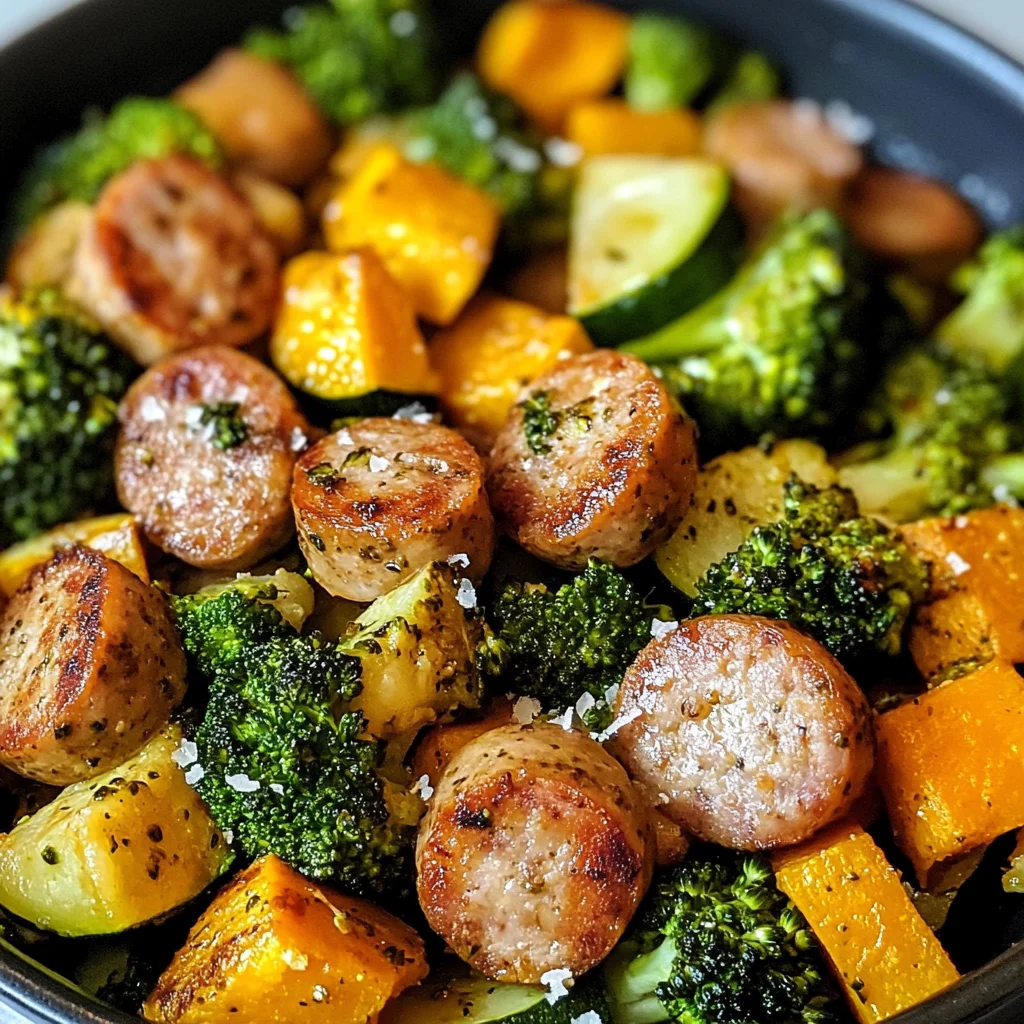 Create a Flavorful Sausage Veggie Skillet Bowl in Just 30 Minutes!