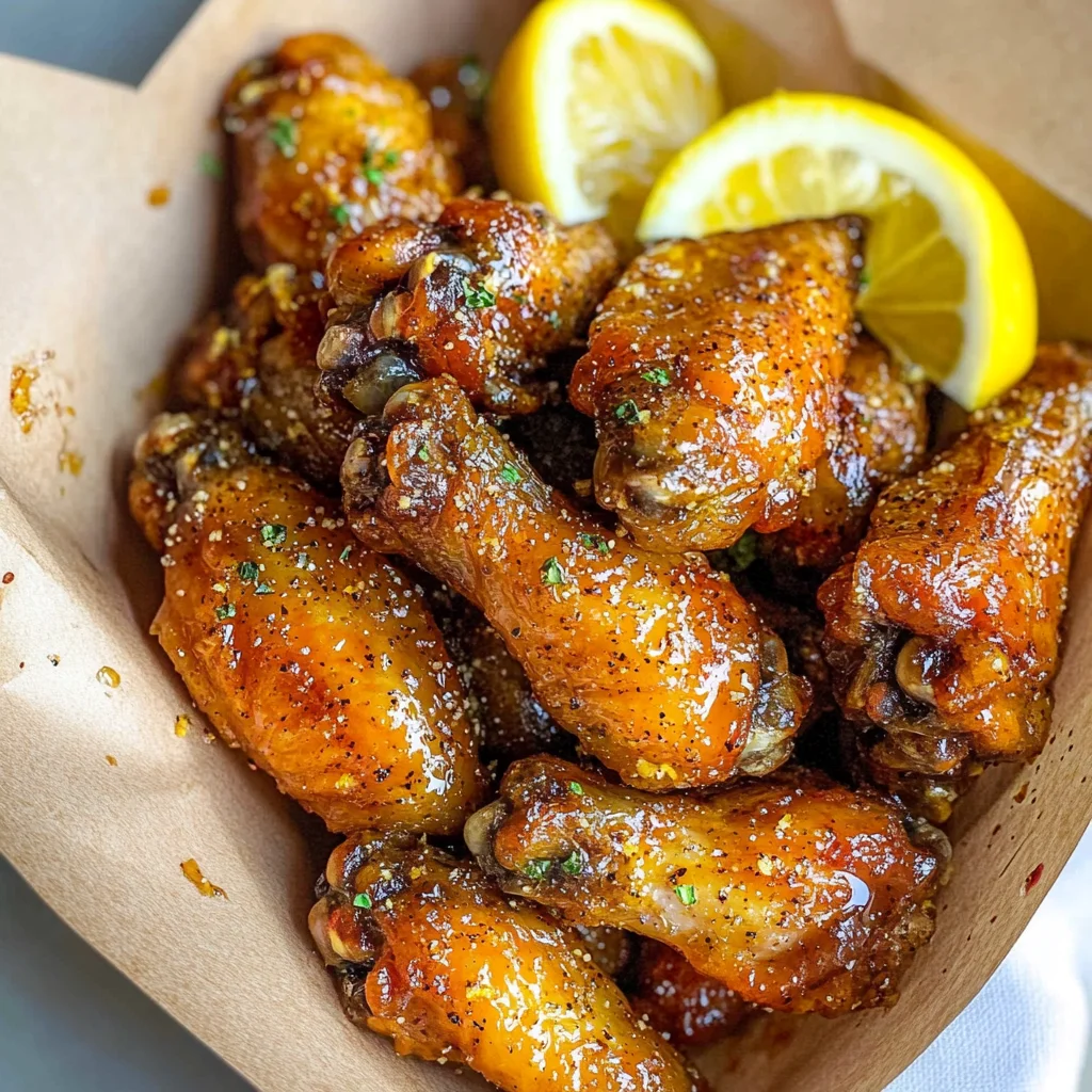 Honey Lemon Pepper Wings