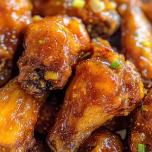 Hot Honey Peach Wings