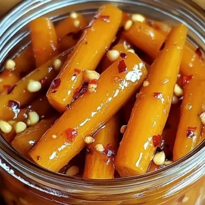 Hot Honey Pickled Carrots: A Sweet and Spicy Delight!