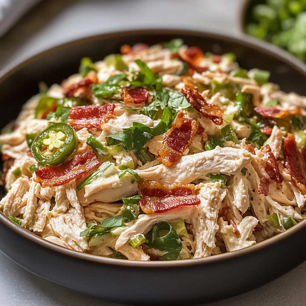 Jalapeño Popper Chicken Salad