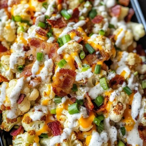 Loaded Roasted Cauliflower