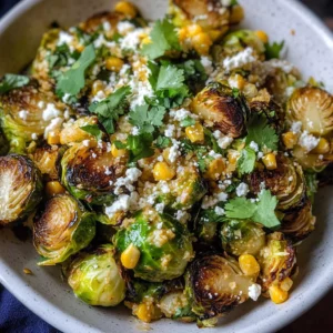 Mexican Street Corn Brussels Sprouts