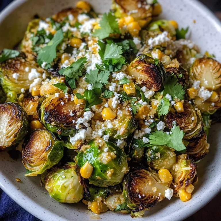 Mexican Street Corn Brussels Sprouts