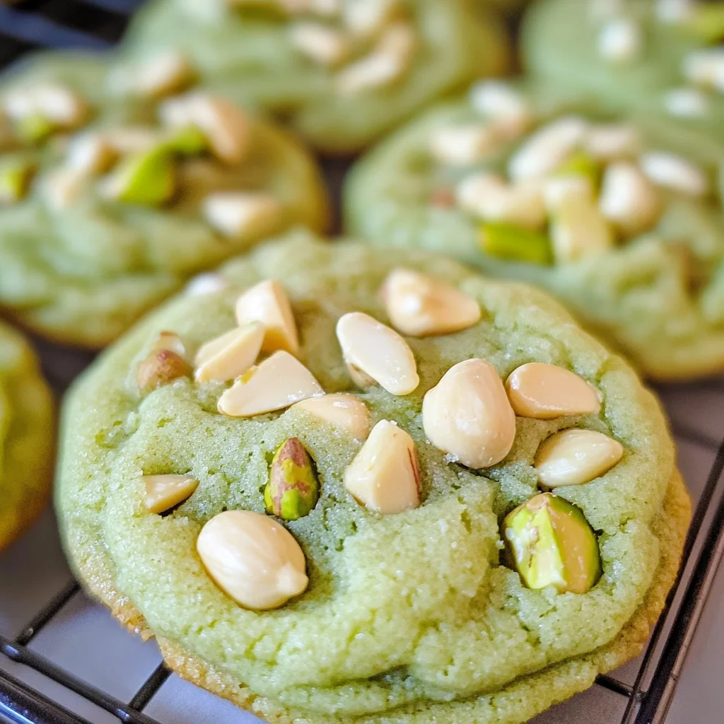 Pistachio Pudding Cookies