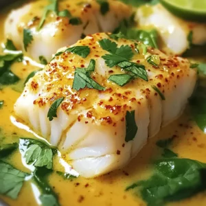 Savory Thai Coconut Lime Poached Cod in Just 25 Minutes