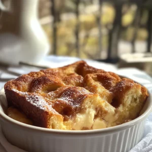 Sweet Cinnamon Swirl Eggnog Bread Pudding