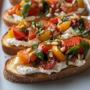 Tomato Crostini with Whipped Feta | Recipes
