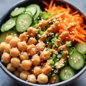 peanut chickpea snack bowl (plant-based)