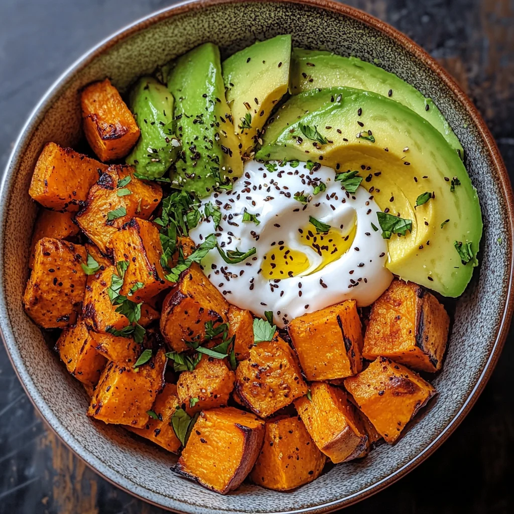 sweet potato snack bowl (easy & healthy)