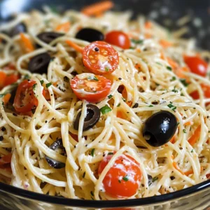 Angel Hair Pasta Salad