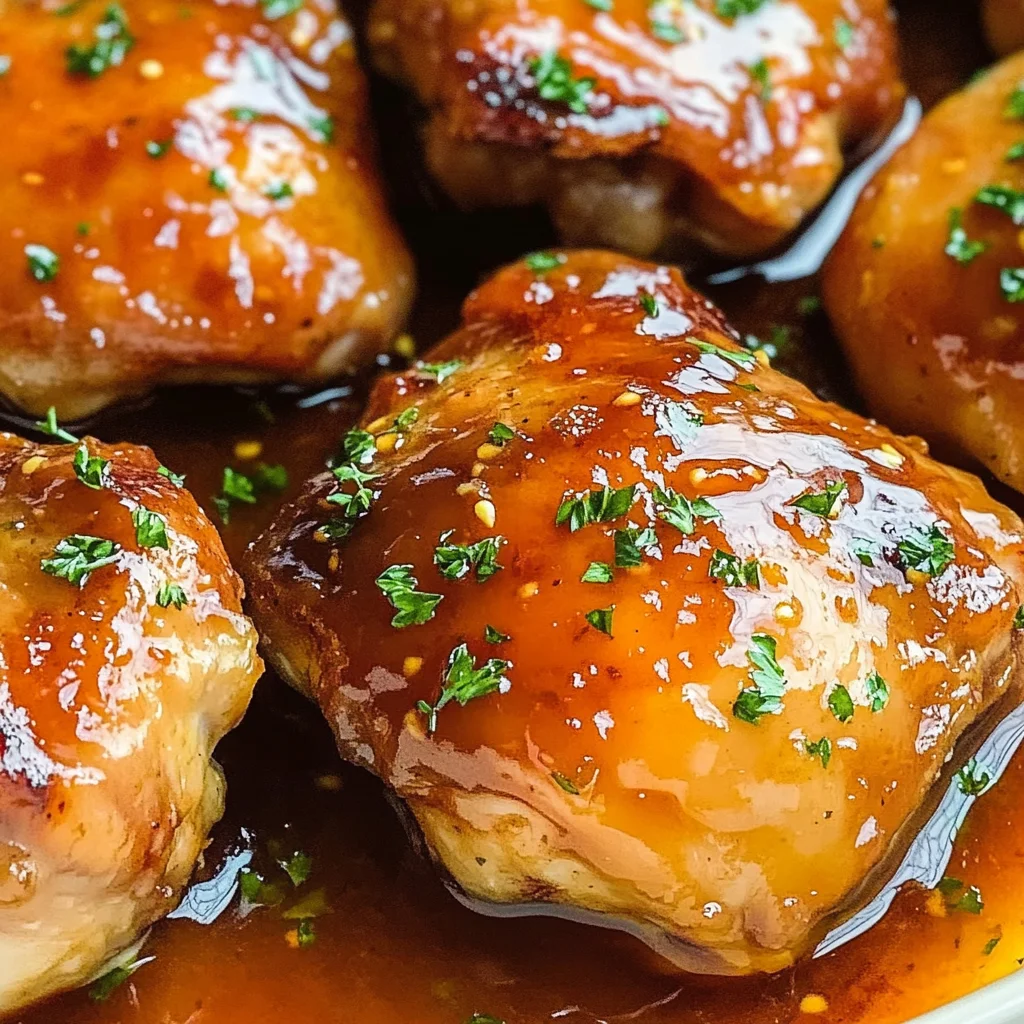 Apricot Chicken Thighs