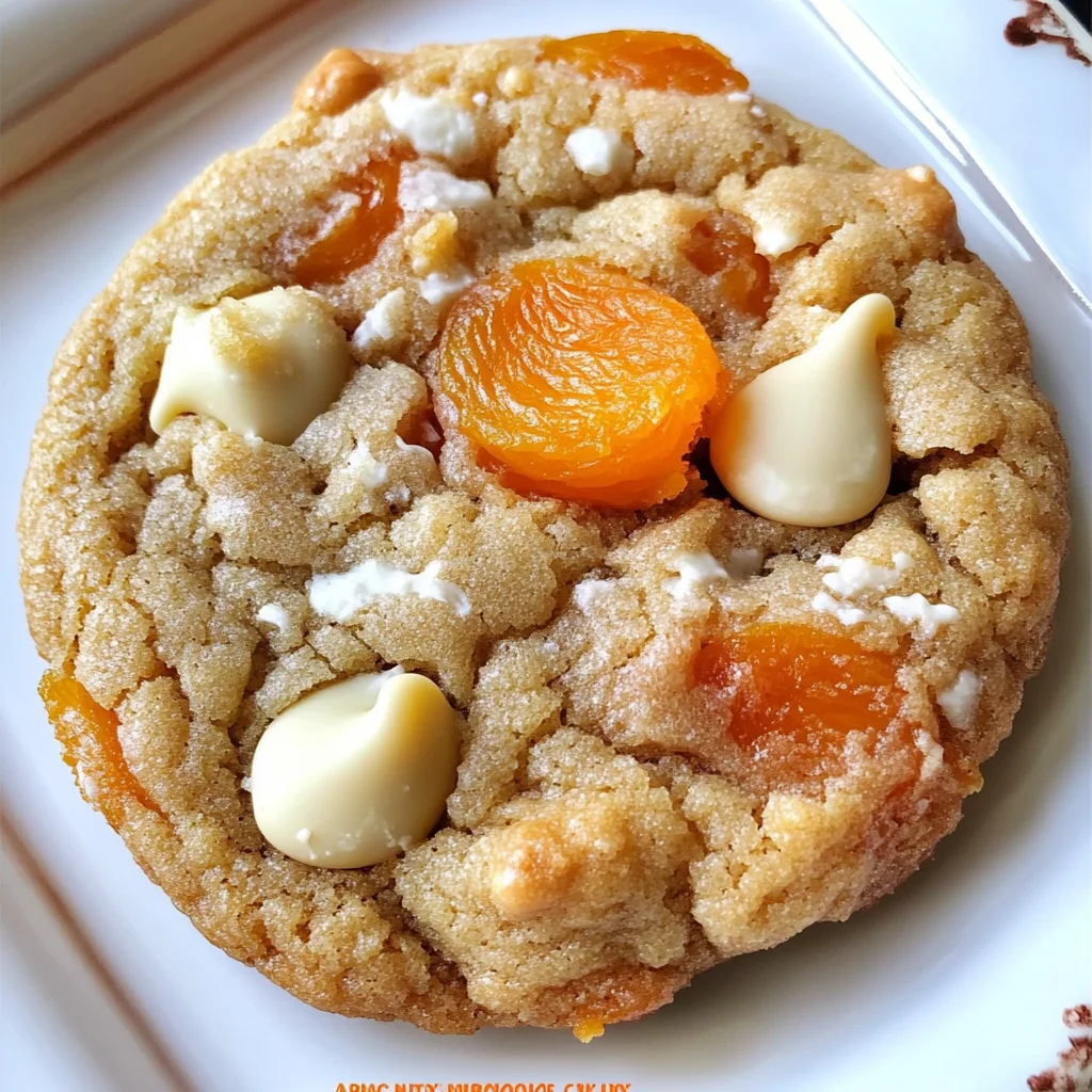 Apricot White Chocolate Cookies