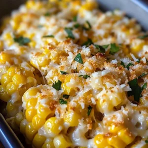 Baked Parmesan Cheese Corn