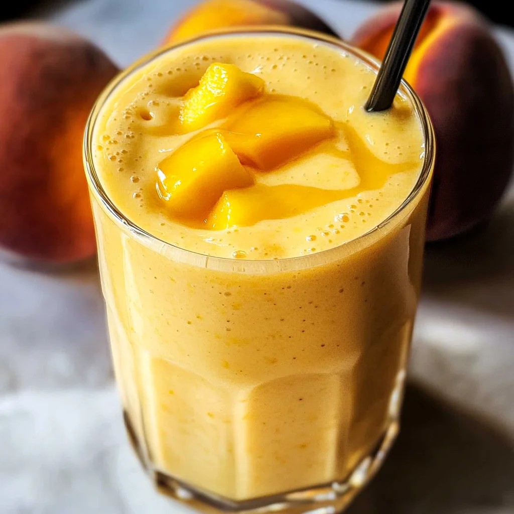 Banana Peach Smoothies