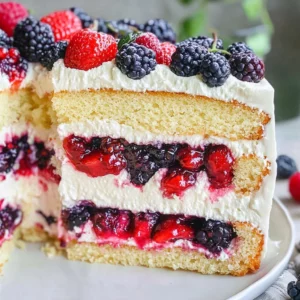 Berry Chantilly Cake