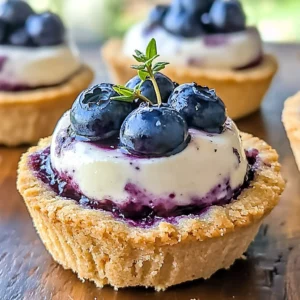 Blueberry Cheesecake Cookie Cups