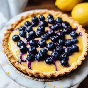 Blueberry–Lemon Curd Tart Recipe