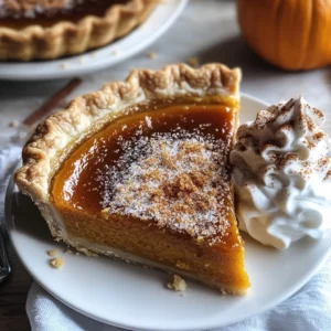 Bourbon Brûlée Pumpkin Pie