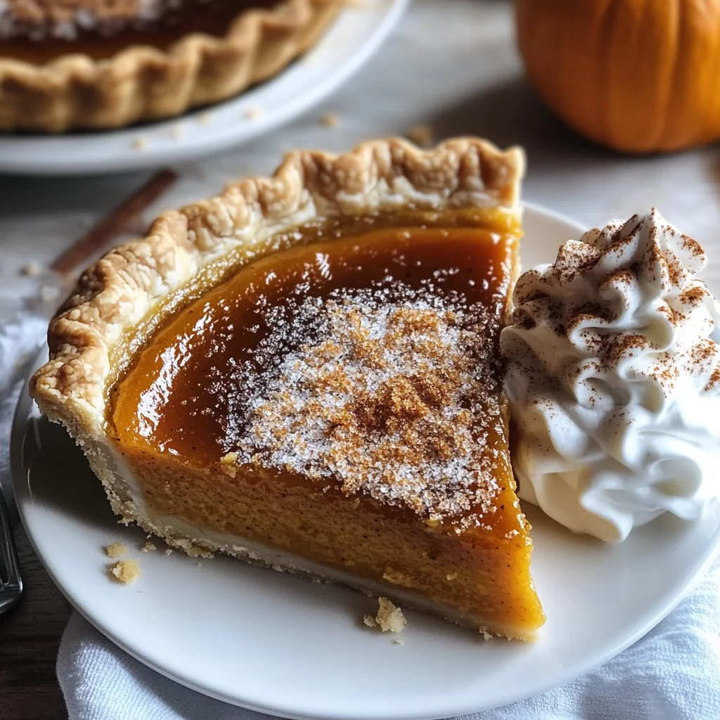 Bourbon Brûlée Pumpkin Pie