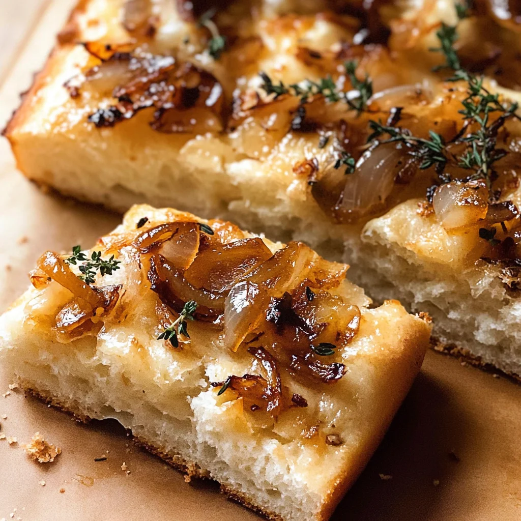 Caramelized Onion Focaccia