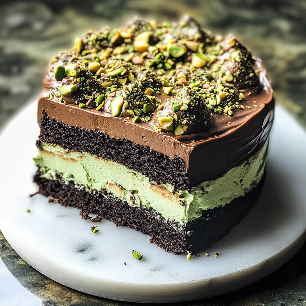 Chocolate Pistachio Cake