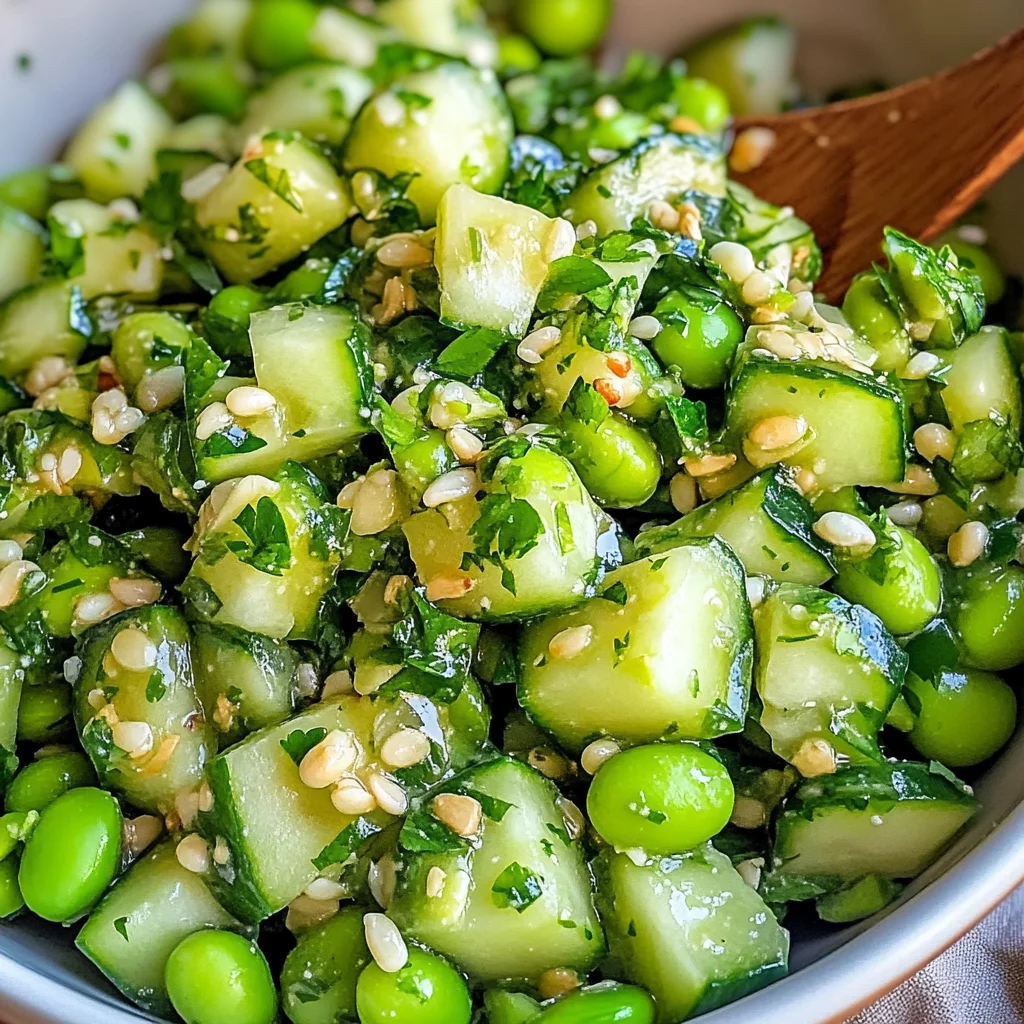 Cucumber Edamame Salad