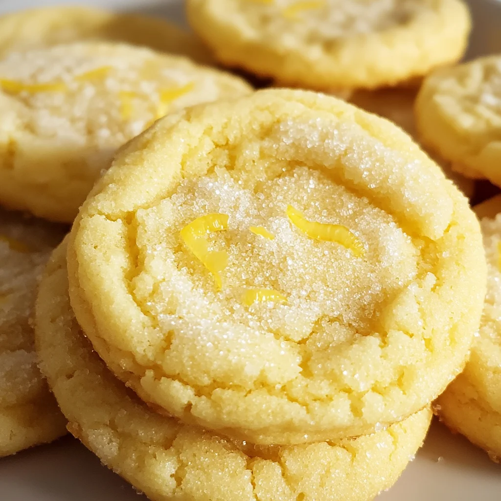 Lemon Sugar Cookies