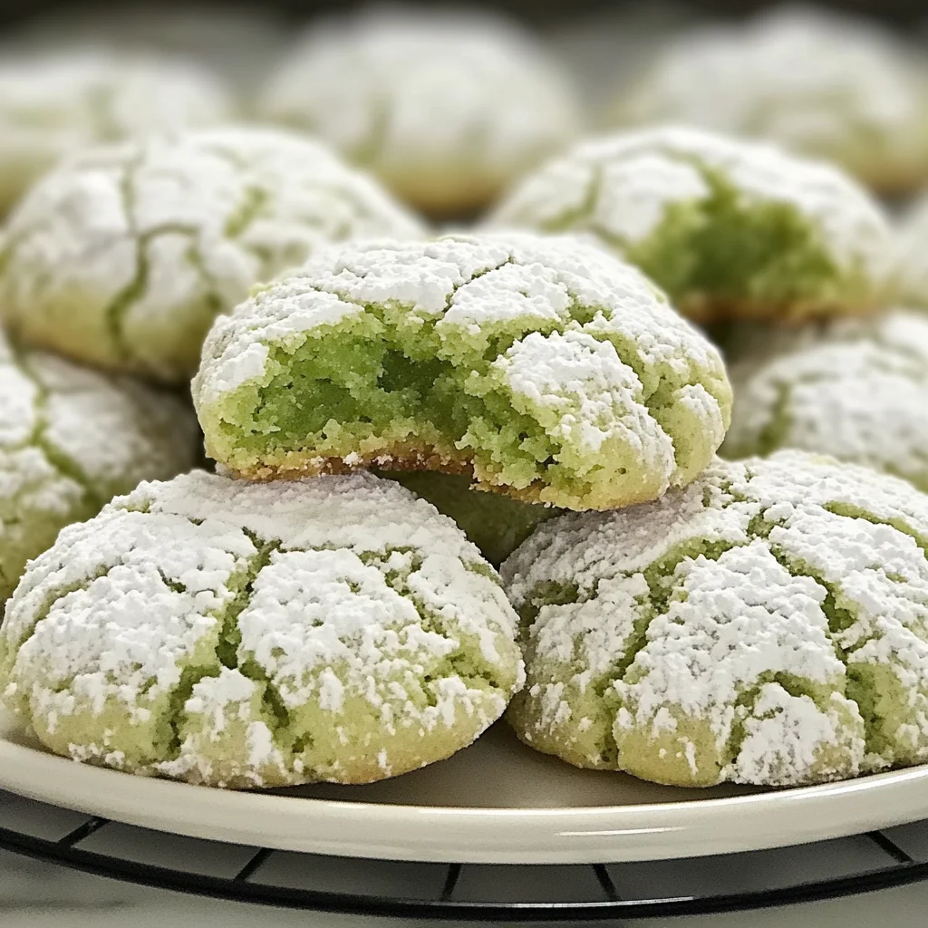 Lime Crinkle Cookies
