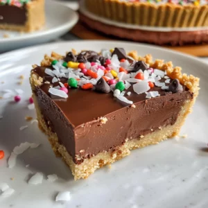 Mint Chocolate Tart (Paleo, Vegan, No Bake)