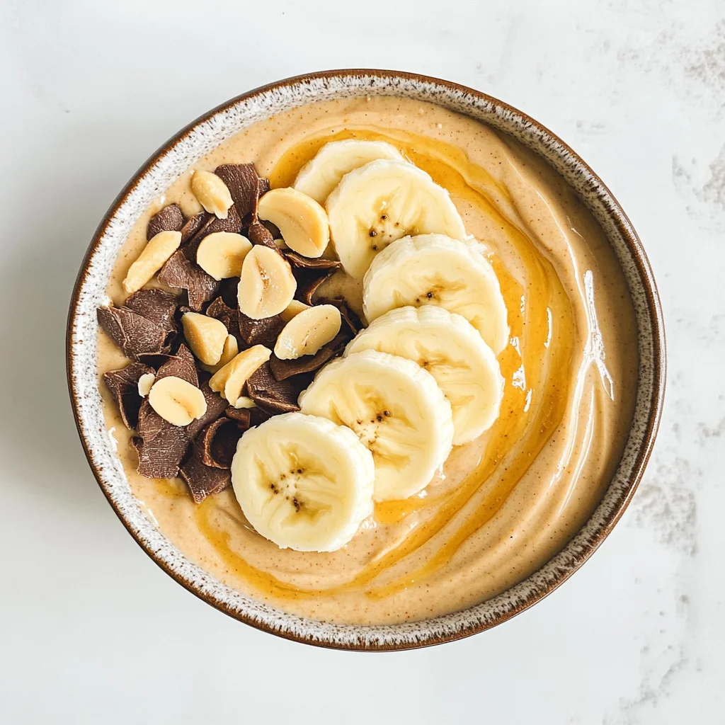 Peanut Butter Banana Smoothie Bowl