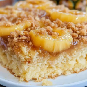 Pineapple Crumb Cake