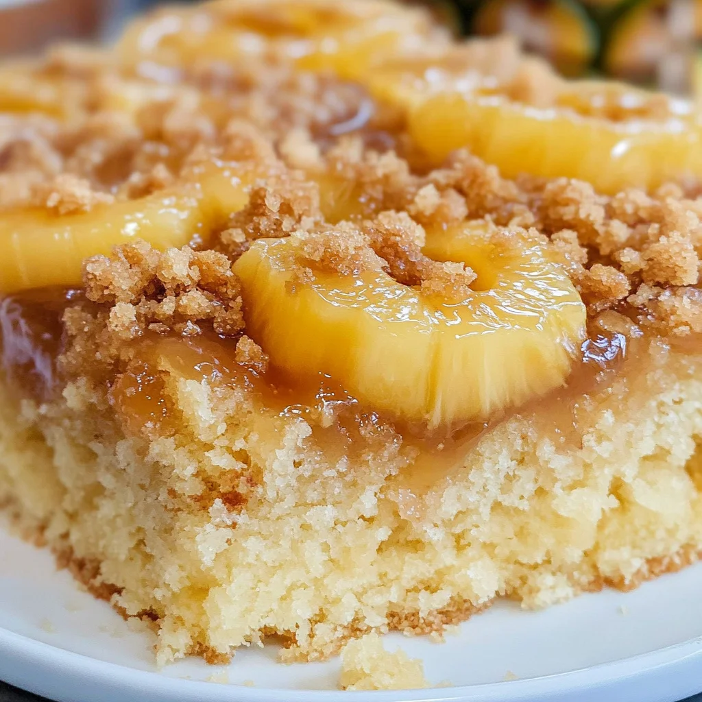 Pineapple Crumb Cake