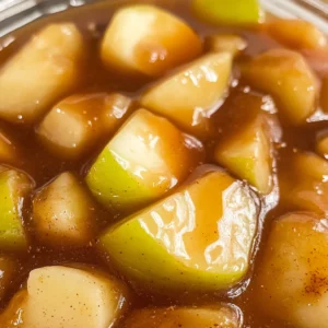 Recipe for Homemade Apple Pie Filling