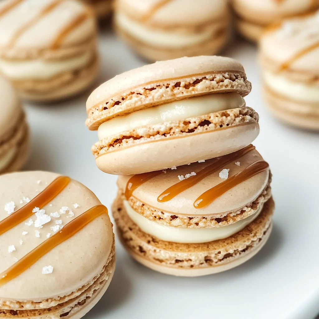 Salted Caramel Macarons