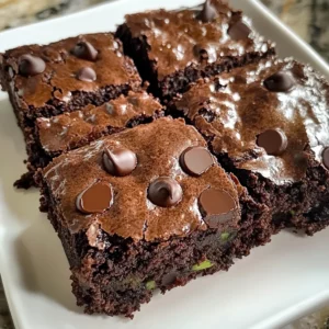 Secretly Healthy Zucchini Brownies