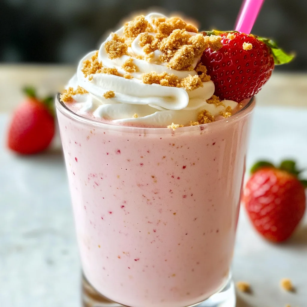 Strawberry Cheesecake Protein Shake