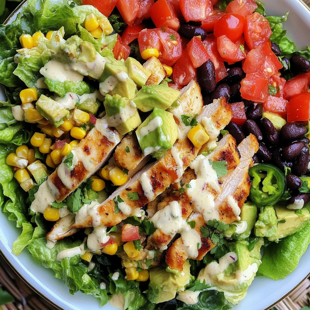 Tex-Mex Chopped Chicken Salad