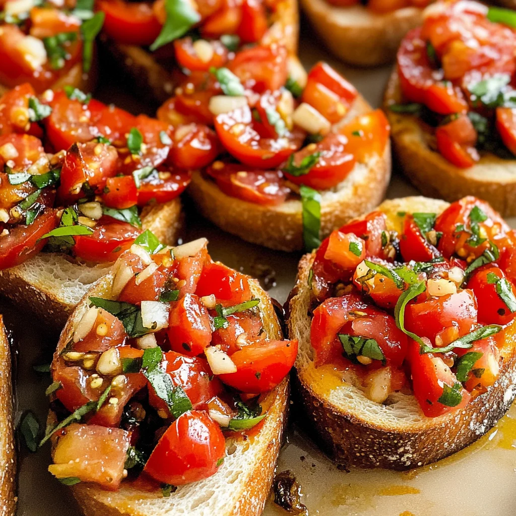 Tomato and Basil Bruschetta